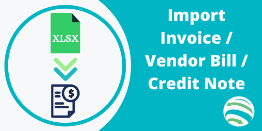 Import Invoice, Vendor Bill & Credit Note in Odoo ($25.27)